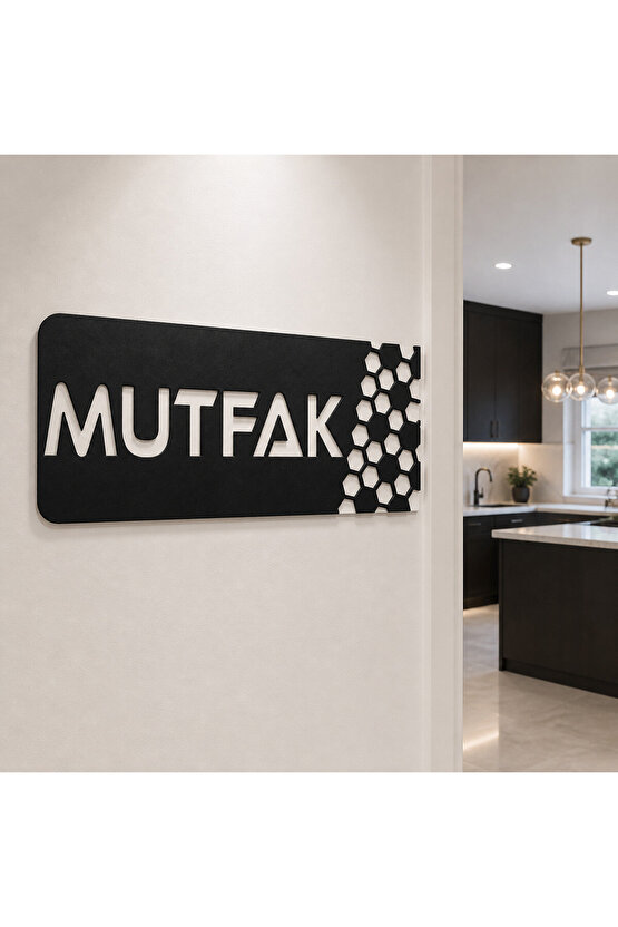 Dekoratif Mutfak Yönlendirme Tabelası