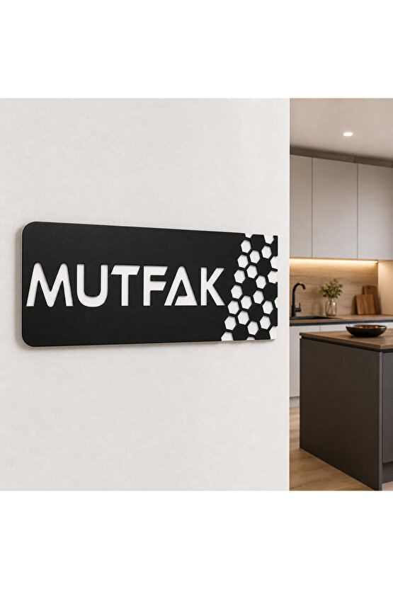Dekoratif Mutfak Yönlendirme Tabelası