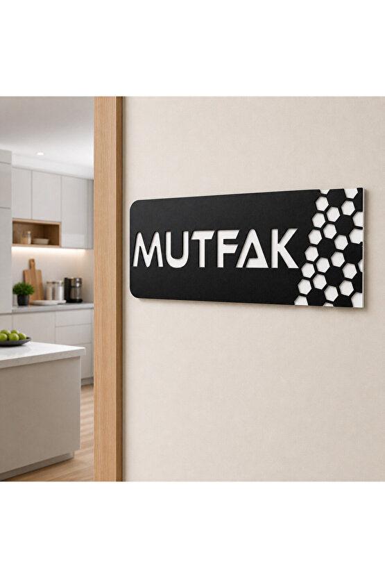 Dekoratif Mutfak Yönlendirme Tabelası