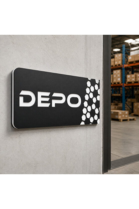 Dekoratif Depo Yönlendirme Tabelası