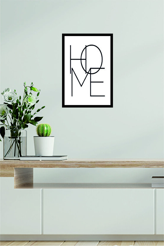 Home Yazılı Ahşap Mdf Çerçeve Görünümlü Mdf