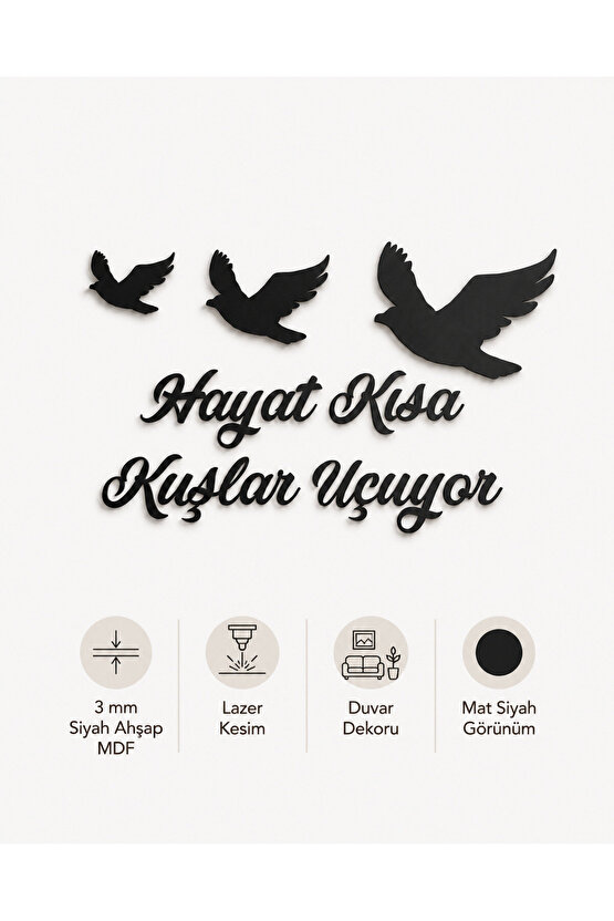 Lazer kesim r Ahşap Duvar Dekoru