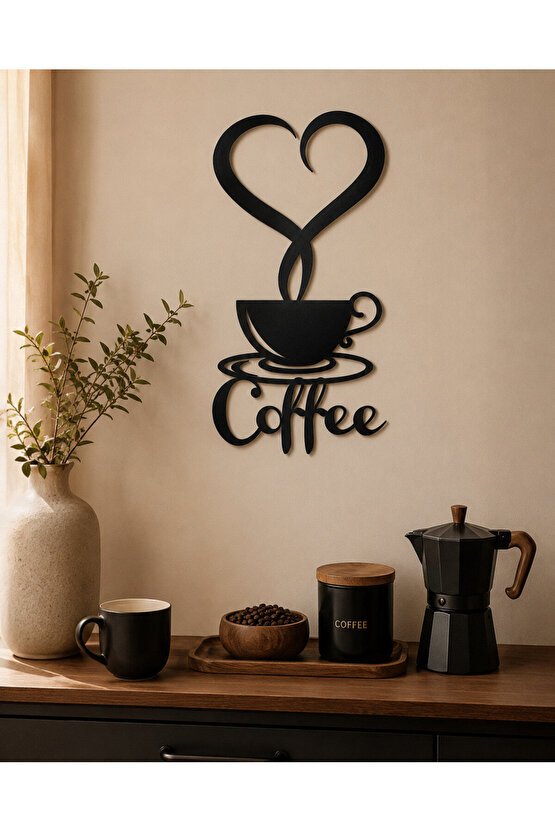 Coffe yazılı duvar dekoru