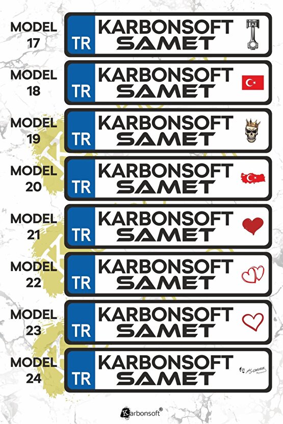 Kişiye Özel Ahşap Dekor Plaka, Araba Plaka, Isimli Plaka, Cam Önü Plakası, Aksesuar Plaka