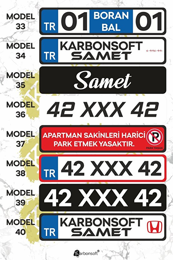 Kişiye Özel Ahşap Dekor Plaka, Araba Plaka, Isimli Plaka, Cam Önü Plakası, Aksesuar Plaka