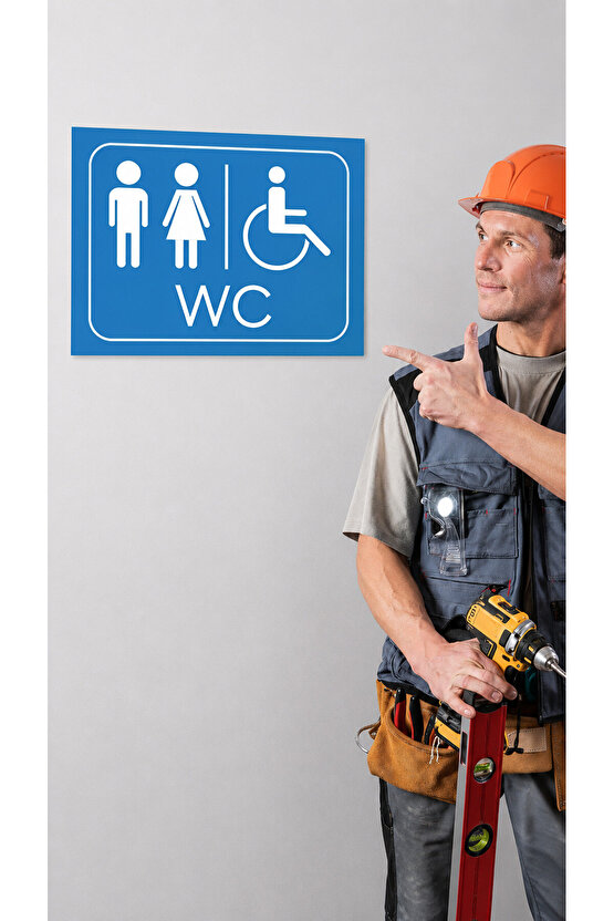 Wc Tuvalet Tabelası Kapı Ve Duvar Yönlendirme Tabelası