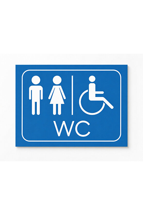 Wc Tuvalet Tabelası Kapı Ve Duvar Yönlendirme Tabelası