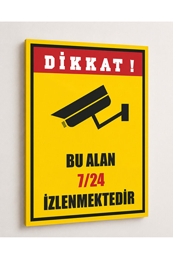 Iş Güvenliği Bu Bölge Kamera Ile Izlenmektedir Levhası