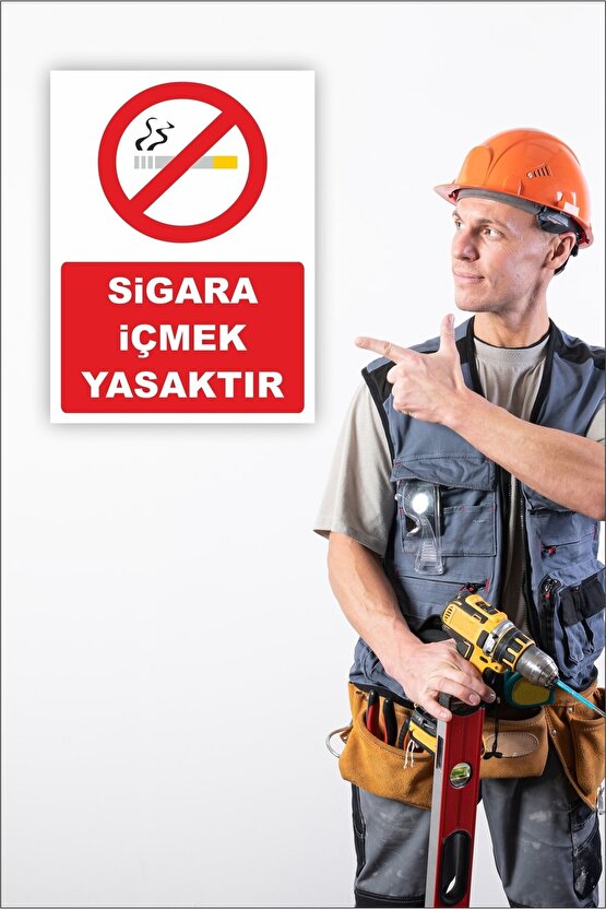 Iş Güvenliği Uyarı Levhası Vince Yaklaşma