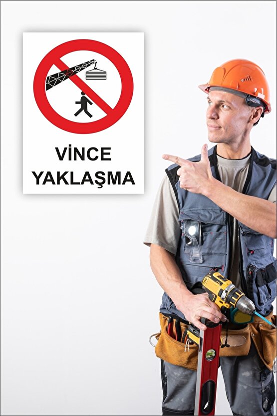 Iş Güvenliği Uyarı Levhası Yangın Hortumu Dolabı