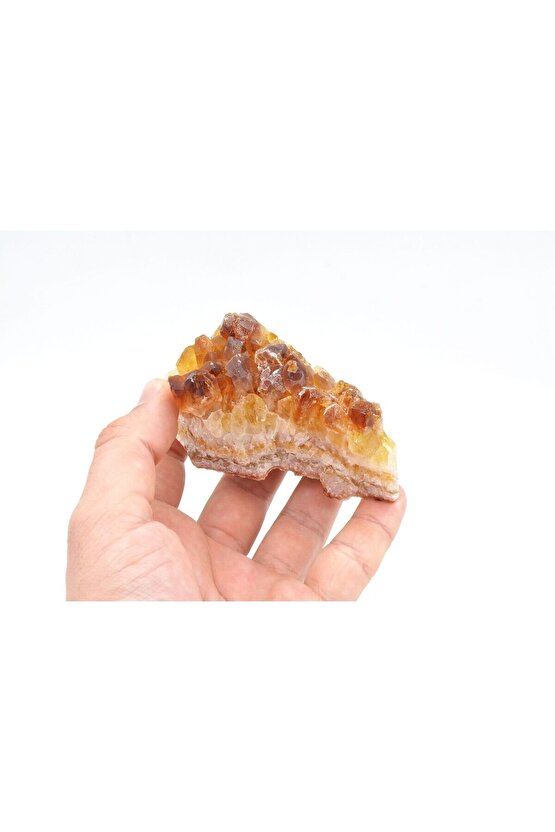 Hakiki Doğal Sitrin Taşı Kaya Parçası 258 Gram