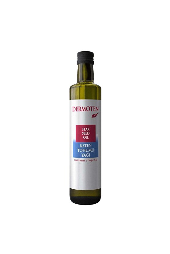 Dermoten Keten Tohumu Yağı 250 Ml Soğuk Pres
