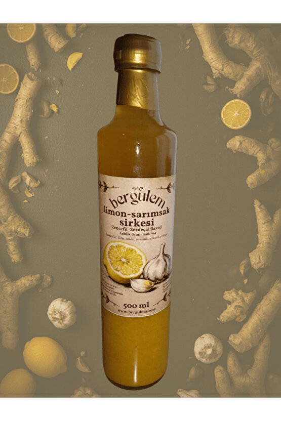 Limon Sarımsak Sirkesi 500 ml