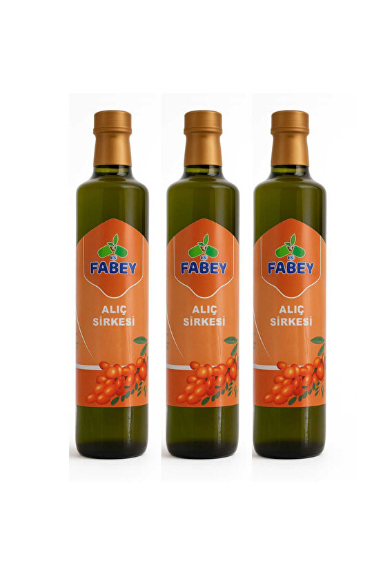 esfabey Alıç Sirkesi 500 ml Cam Ambalaj x 3 Adet