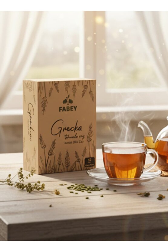 esfabey Greçka Tohumlu Çay 40 Adet Süzen Poşet Çay