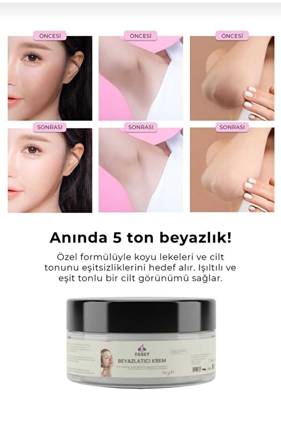 esfabey Beyazlatıcı Krem 50g