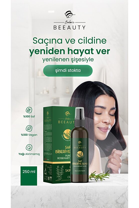 BALEN’S BEEAUTY SAF BİBERİYE HİDROSOLÜ * 250 ML