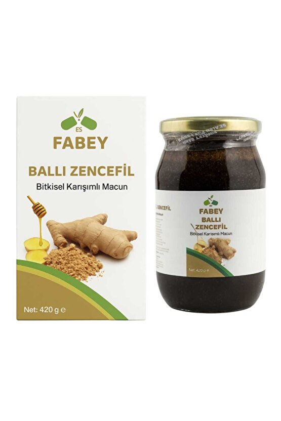 Ballı Zencefil Bitkisel Karışımlı Macun 420gr X 2 Adet