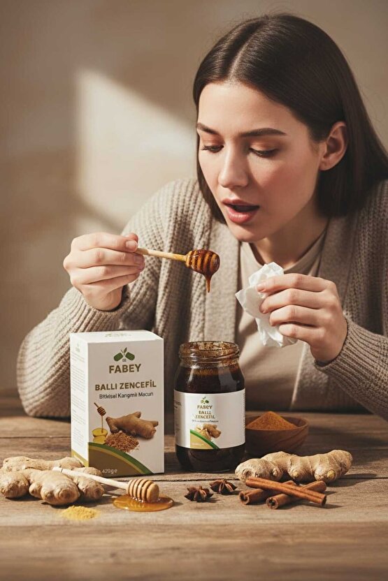 Ballı Zencefil Bitkisel Karışımlı Macun 420gr X 2 Adet