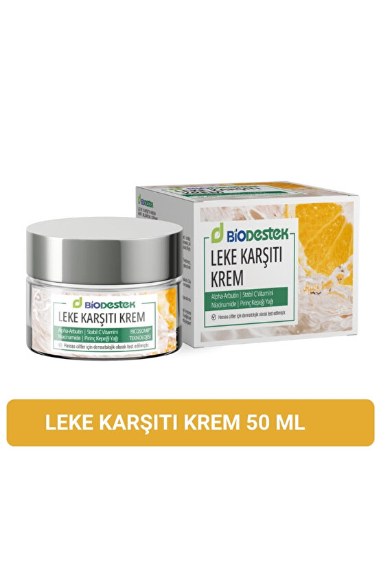 BİODESTEK LEKE KARŞITI KREM 50 ml