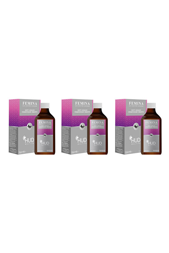 Neşe Natural Femina Sıvı Ekstre Karışımı 250 Ml x 3 Adet
