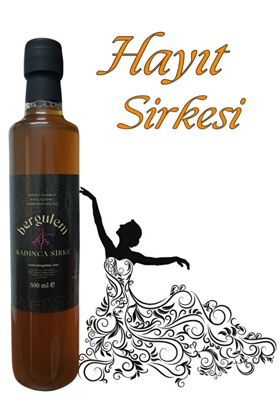 bergulem Kadınca Hayıt Sirkesi 500 ml