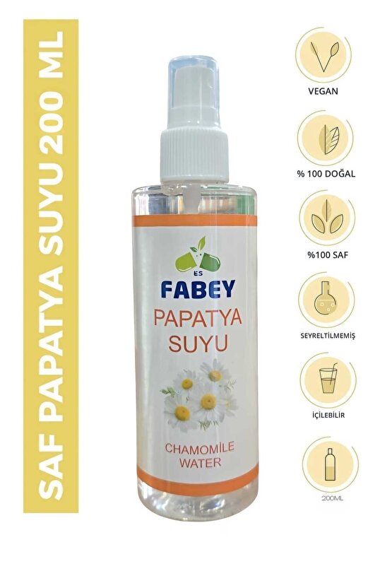 Papatya Suyu Saç Ve Yüz Toniği %100 Doğal - 200ml