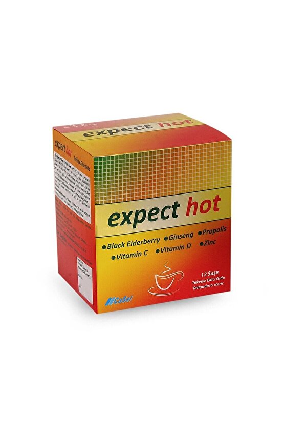 Hot Kara Mürver-sambucus, Propolis, C Vitamini, Çinko (12 SAŞE IÇERİR)