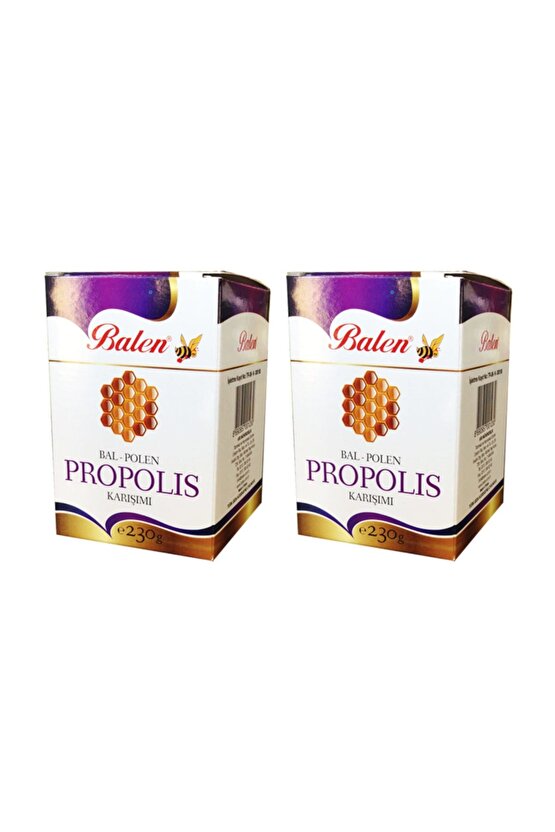Bal & Polen & Propolis Karışımı 230 Gr X 2 Adet