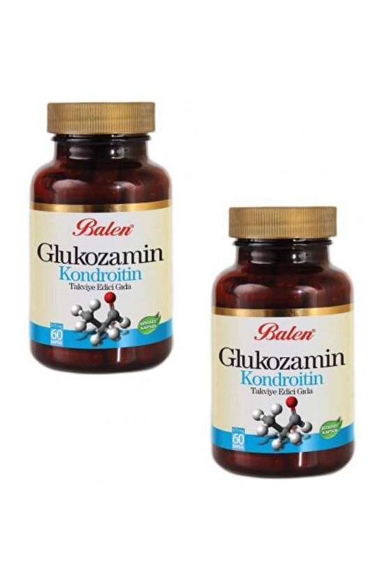 2 Kutu Glukozamin Kondroitin 750 mg x 60 Kapsül x 2 Glukosamin