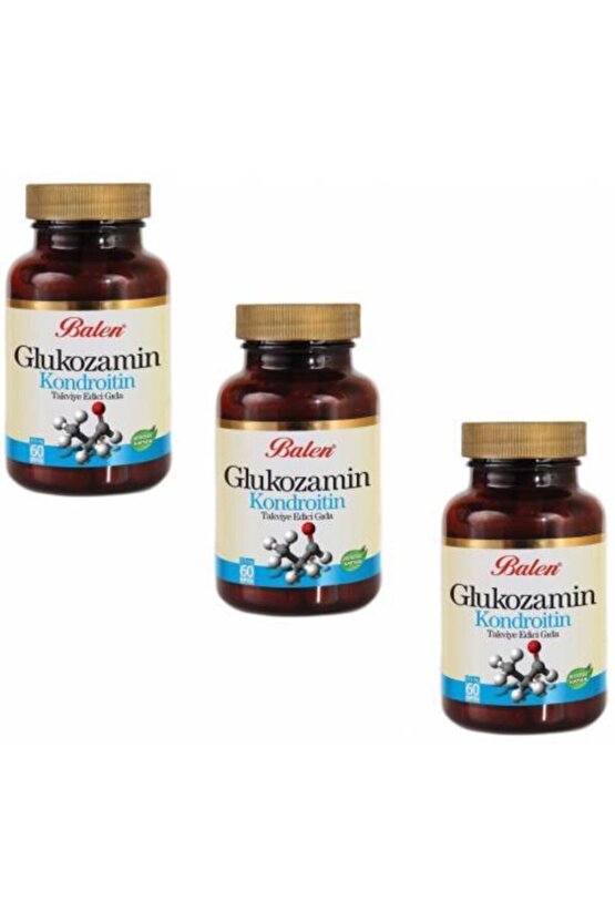 3 Kutu Glukozamin Kondroitin 750 Mg X 60 Kapsül X 3 Glukosamin