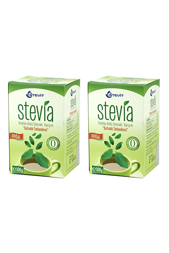(Stevit) Stevia Hindiba Kökü Ekst. Karışım 100 gr x 2 Adet