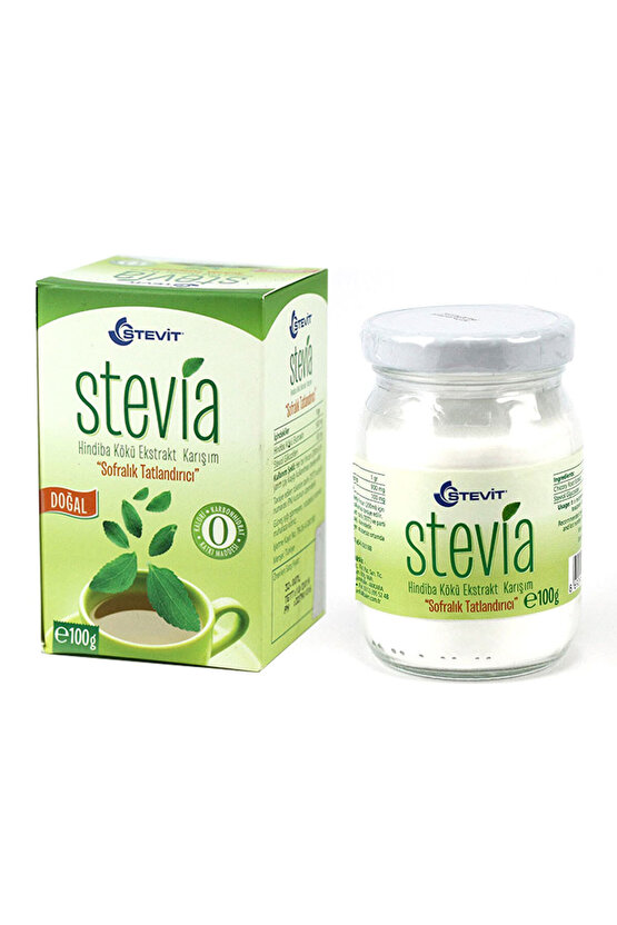 (Stevit) Stevia Hindiba Kökü Ekst. Karışım 100 gr x 2 Adet
