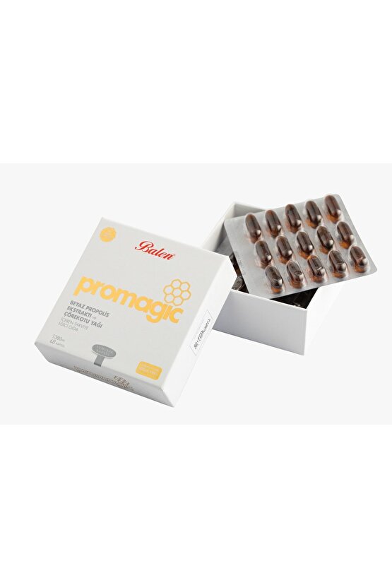 Promagic Propolis Ekstraktı ve Çörekotu Yağı İçeren Yumuşak Kapsül