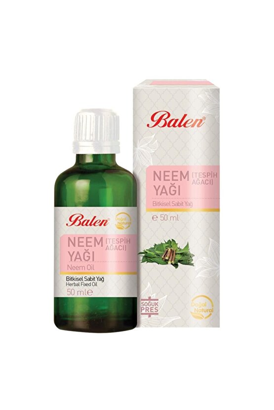 Tespih Ağacı Yağı (Neem Yağı) 50 Ml | Ciltteki Problemlere Karşı Doğal Yağ 570008