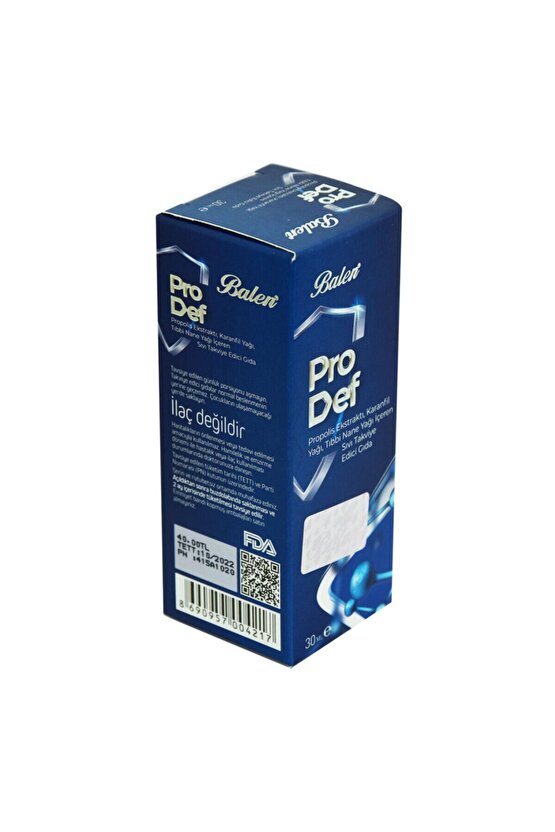 Prodef Propolis Ekstraktı Karanfil Ve Nane Yağlı Takviye Edici Gıda 30 Ml