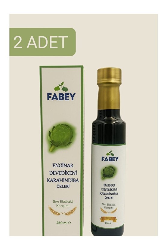 Enginar Ekstrakt 250ml 2 Adet