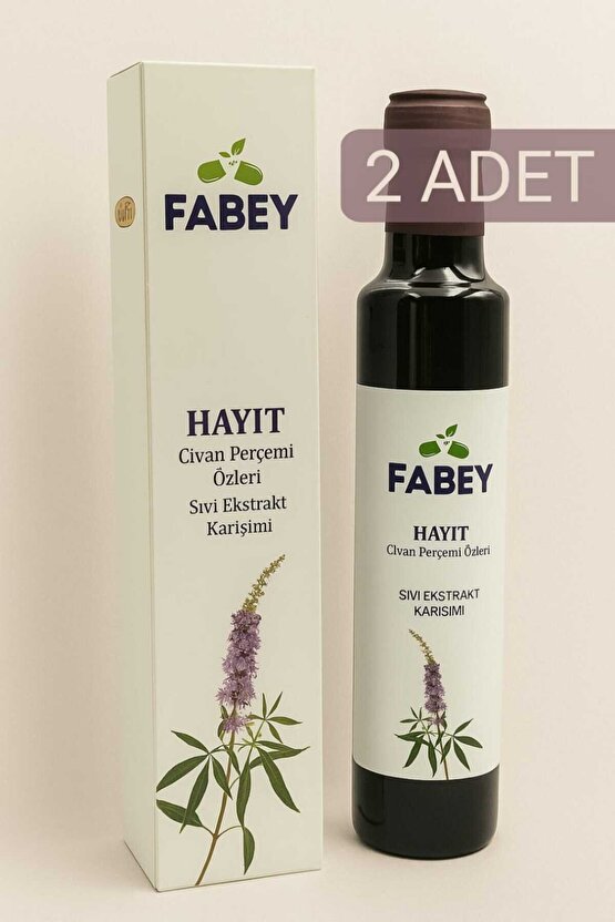 Hayıt & Civan Perçemi Özleri Sıvı Ekstrakt Karışımı 250ml x 2 Adet