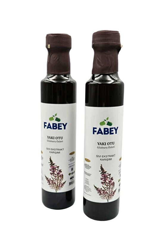 Yakı Otu & Gilaburu Özü Sıvı Ekstrakt Karışımı 250ml X2 Adet