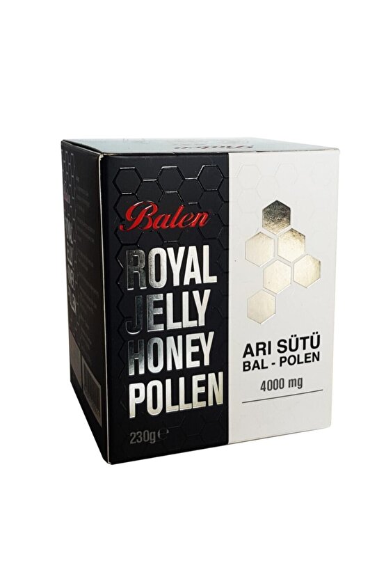 Orijinal Arı Sütü Bal Polen Karışım 230 gr 4000 gg