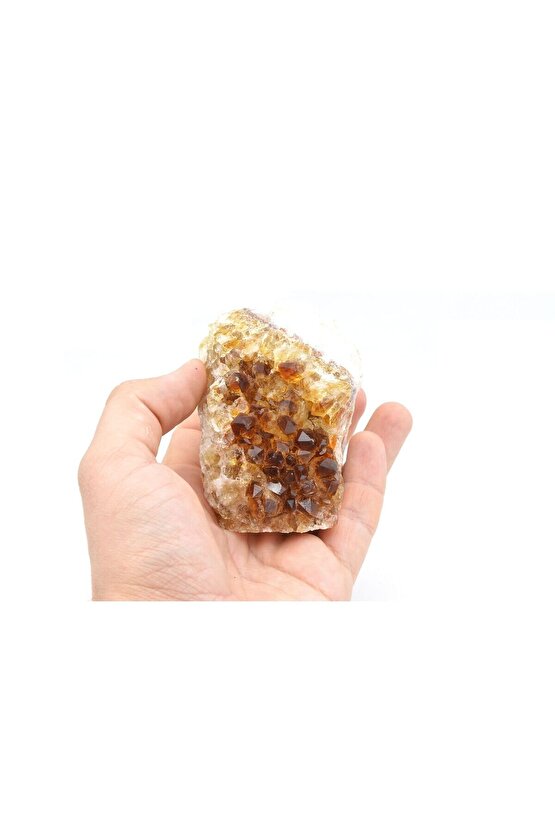 Hakiki Doğal Sitrin Taşı Kaya Parçası 431 Gram