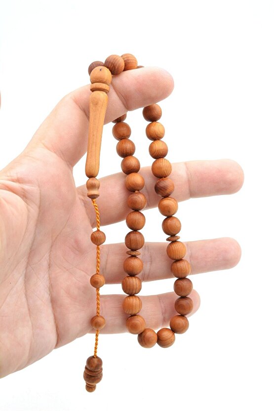Usta İşi Sistemli Küre Kesim Kokulu Ardıç Ağacı Tesbih