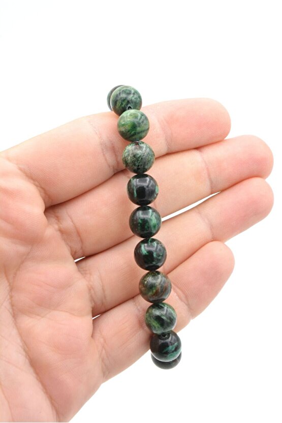 Hakiki Doğal Fuksit Taşı Bileklik 10 Mm