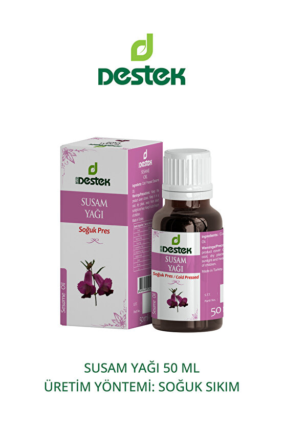 Susam Yağı 50 ml Soğuk Pres