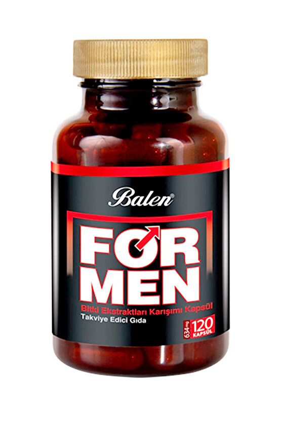 Kırmızı KORE Gınseng +ForMen(Erkek) Tribulus 120 Kapsül