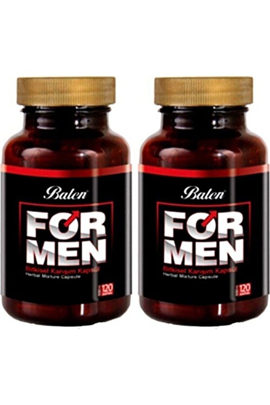2 Kutu For Men Bitkisel Karışım Formen 120 Kapsül X 634 Mg X 2