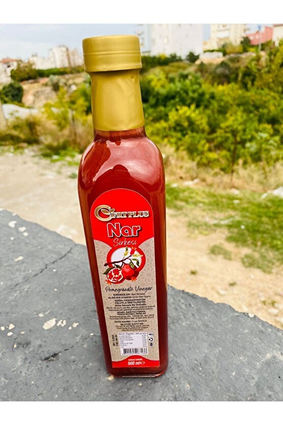Neşe Natural Doğal Nar Sirkesi 500 ml Cam Şise