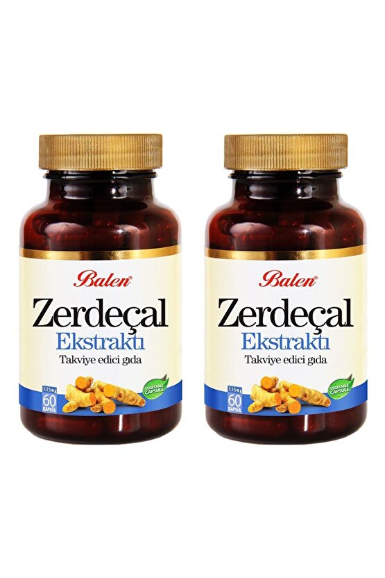 Zerdeçal Ekstraktı 325 Mg 60 Kapsül X 2 Adet