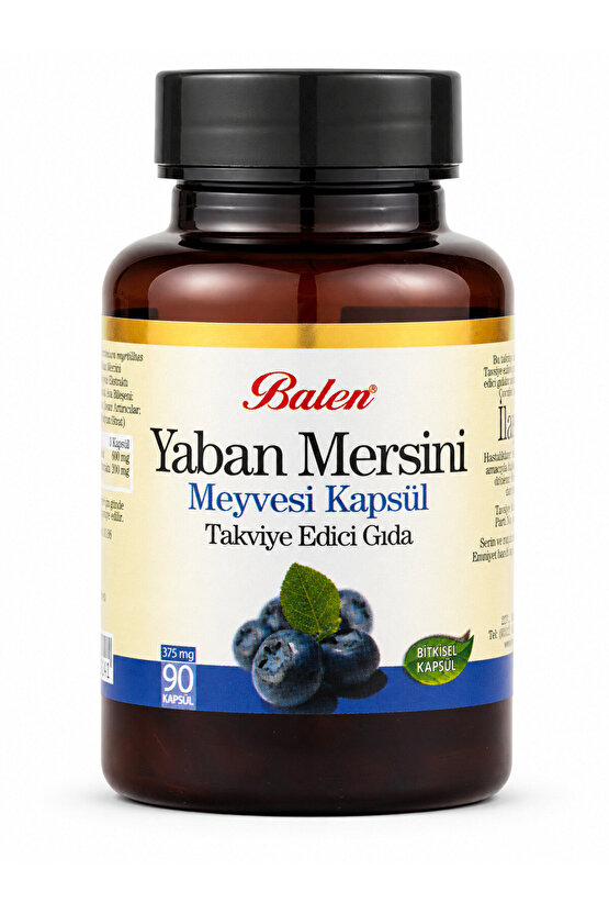 Yaban Mersini Meyvesi Kapsül