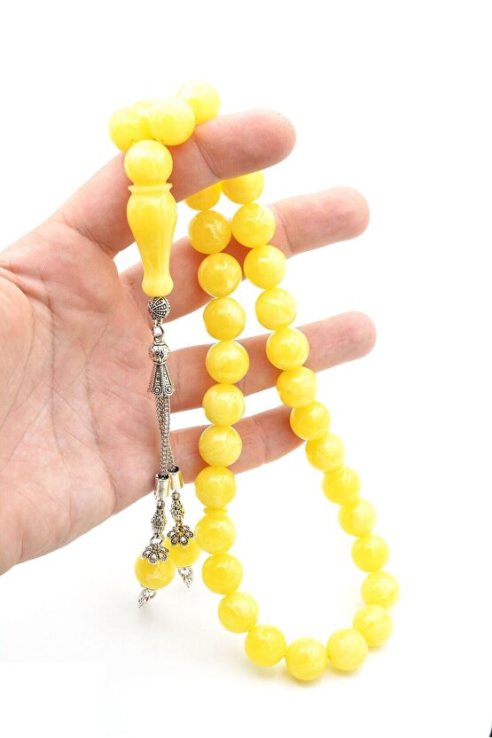 Küre Kesim Dev Boy Beyrut Damla Kehribar Tesbih 14 Mm